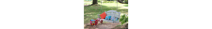 Harmony Painted Pine Swing Seat for Tree