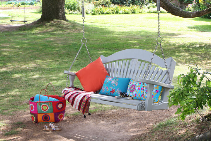Harmony Painted Pine Swing Seat for Tree