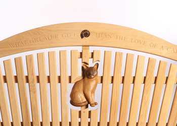 Burmese Cat Carving