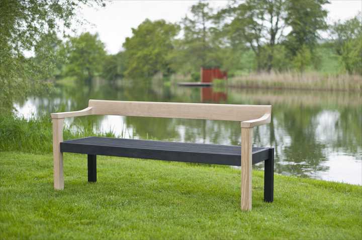 Modern park clearance bench