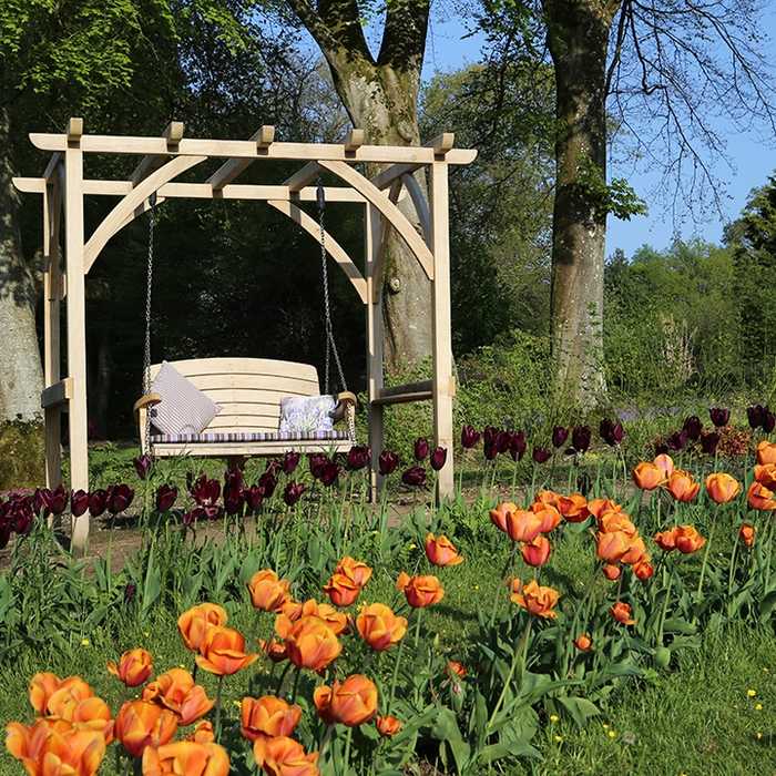 Sitting Spiritually Pergola at Forde Abbey