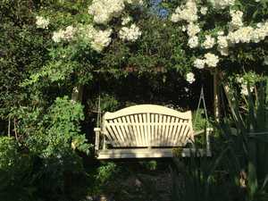 Sitting Spiritually Swing Seat Natural Sun Shade