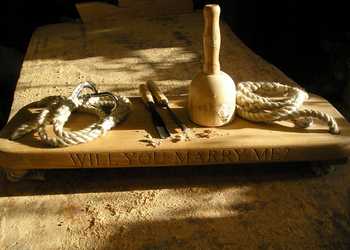 Love Is Text Carving