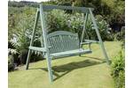 Harmony Swing Seat Painted Pine in Calke Green