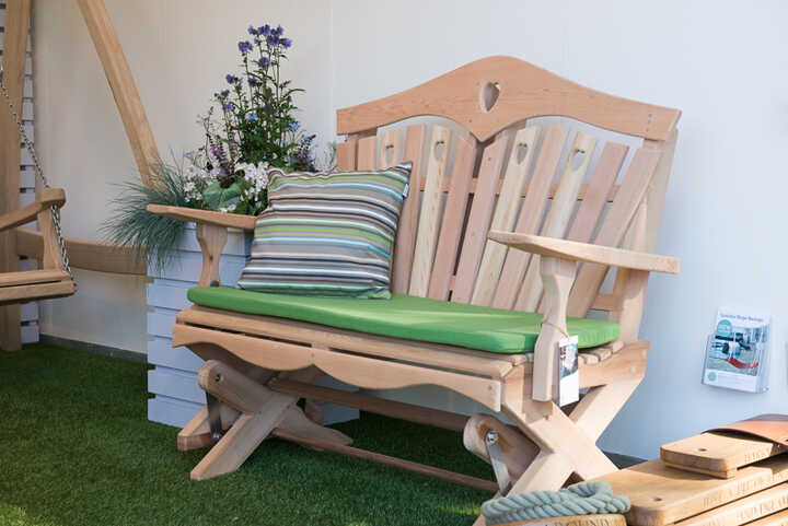 pergola with arbour swing seat