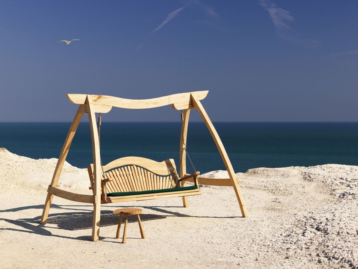 Swing Seat By The Beach