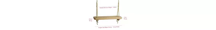 Single rope swing online seat