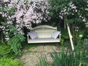 Swing Seat Natural Sun Shade