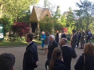 The Queen right by our Stand!.JPG