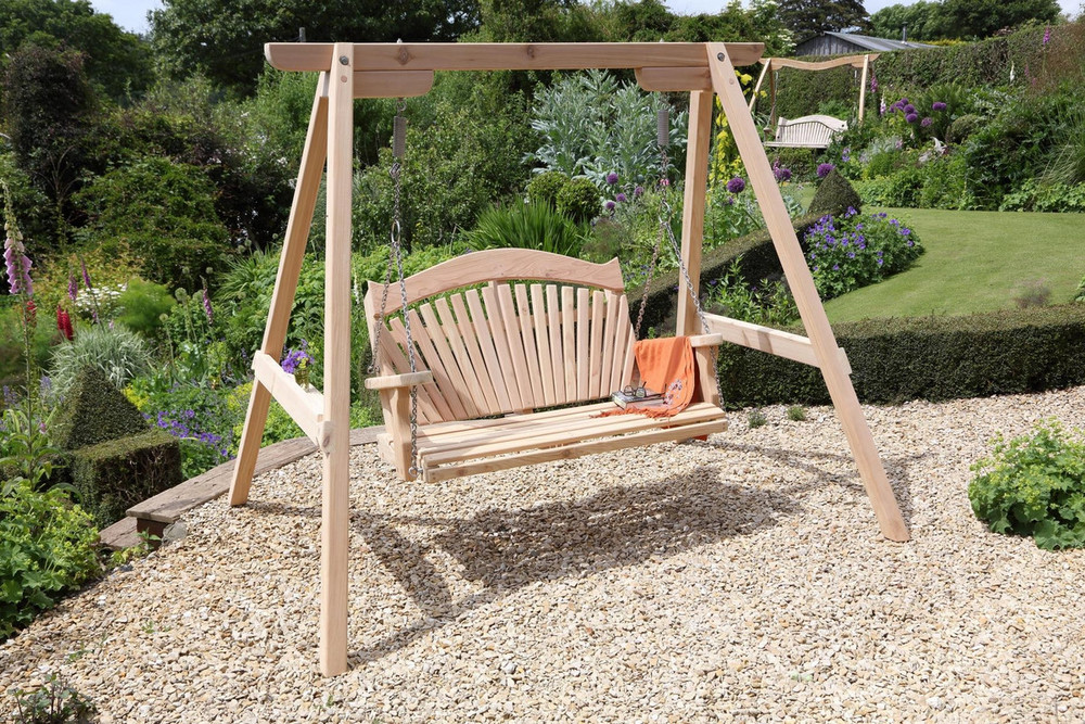 RHS Serenity Garden Swing Seat in Western Red Cedar 